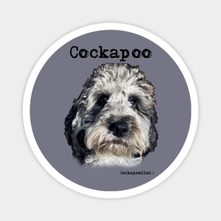 Merle Cockapoo / Spoodle and Doodle Dog Magnet